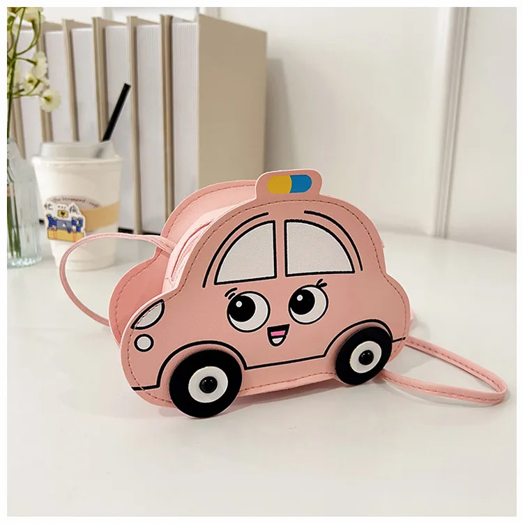 New Children's Bag Cartoon Cute Car Shoulder Crossbody Bag Boys And Girls Fashionable Coin Accessory Bag display picture 33