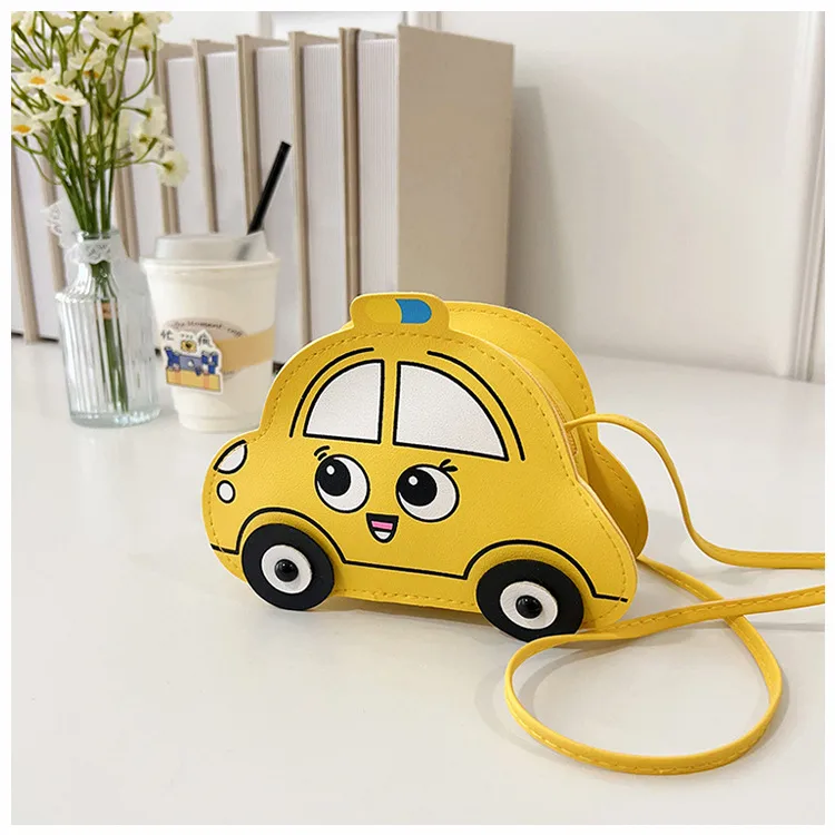 New Children's Bag Cartoon Cute Car Shoulder Crossbody Bag Boys And Girls Fashionable Coin Accessory Bag display picture 36