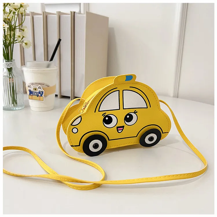 New Children's Bag Cartoon Cute Car Shoulder Crossbody Bag Boys And Girls Fashionable Coin Accessory Bag display picture 37