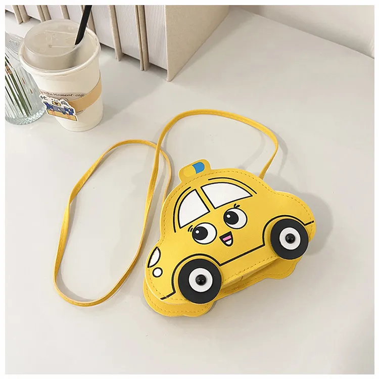 New Children's Bag Cartoon Cute Car Shoulder Crossbody Bag Boys And Girls Fashionable Coin Accessory Bag display picture 38