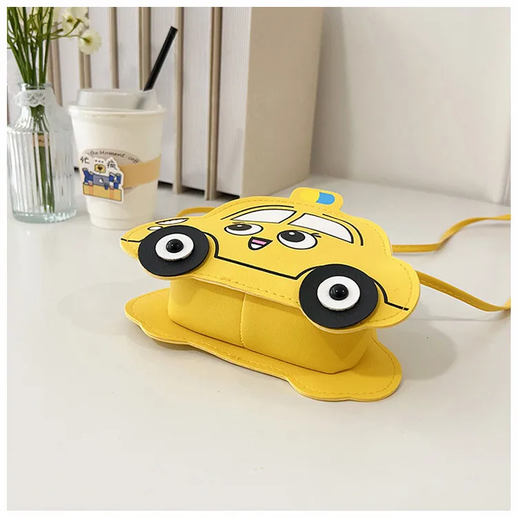 New Children's Bag Cartoon Cute Car Shoulder Crossbody Bag Boys And Girls Fashionable Coin Accessory Bag display picture 40