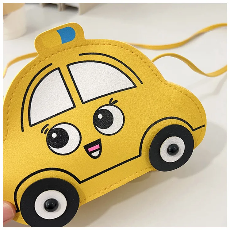 New Children's Bag Cartoon Cute Car Shoulder Crossbody Bag Boys And Girls Fashionable Coin Accessory Bag display picture 41