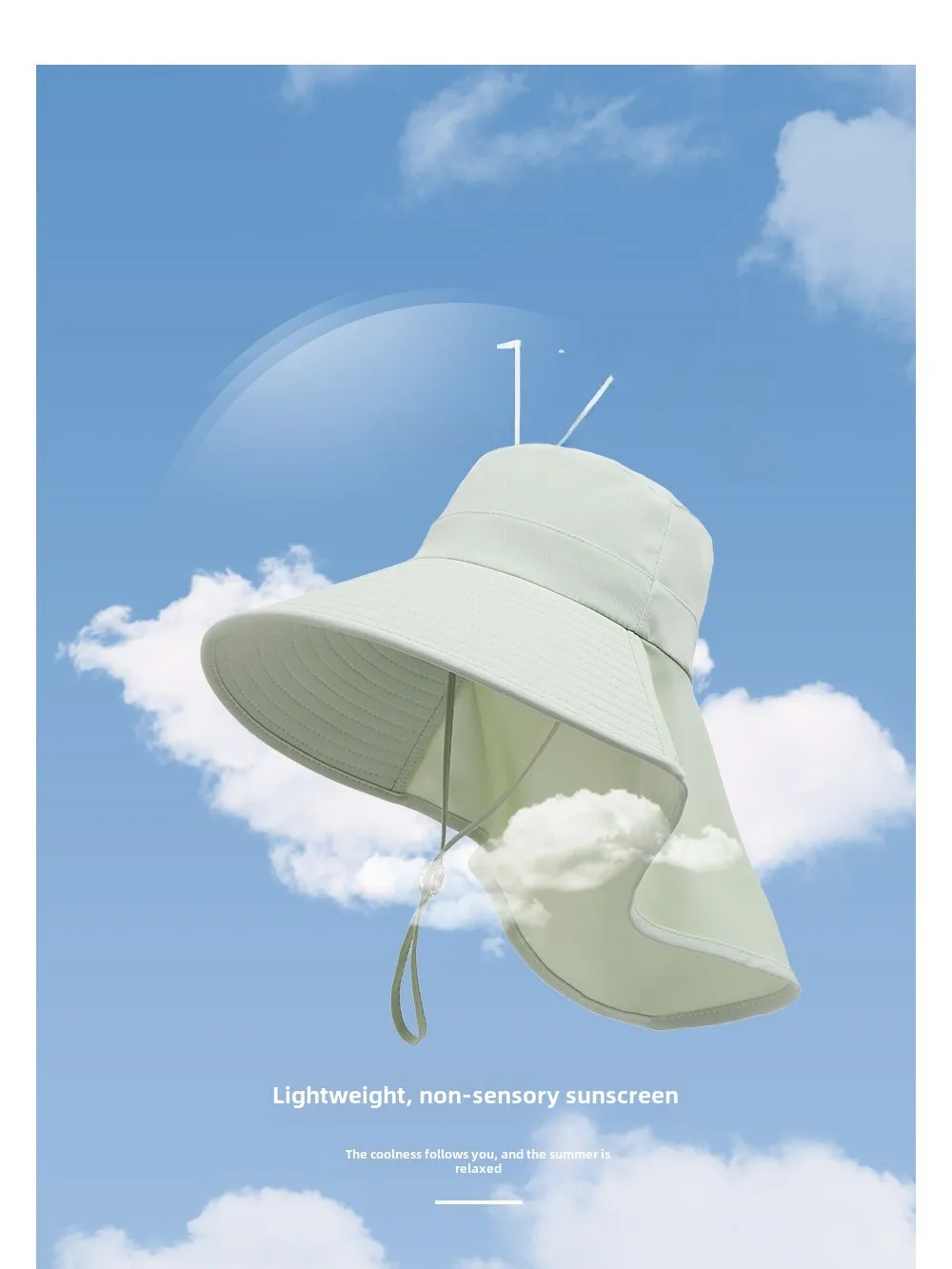 Mountaineering Cap Summer Outdoor Waterproof Quick-drying Fisherman Hat Large Brimmed Shawl Pedal Removable Anti-ultraviolet Fishing Cap display picture 4
