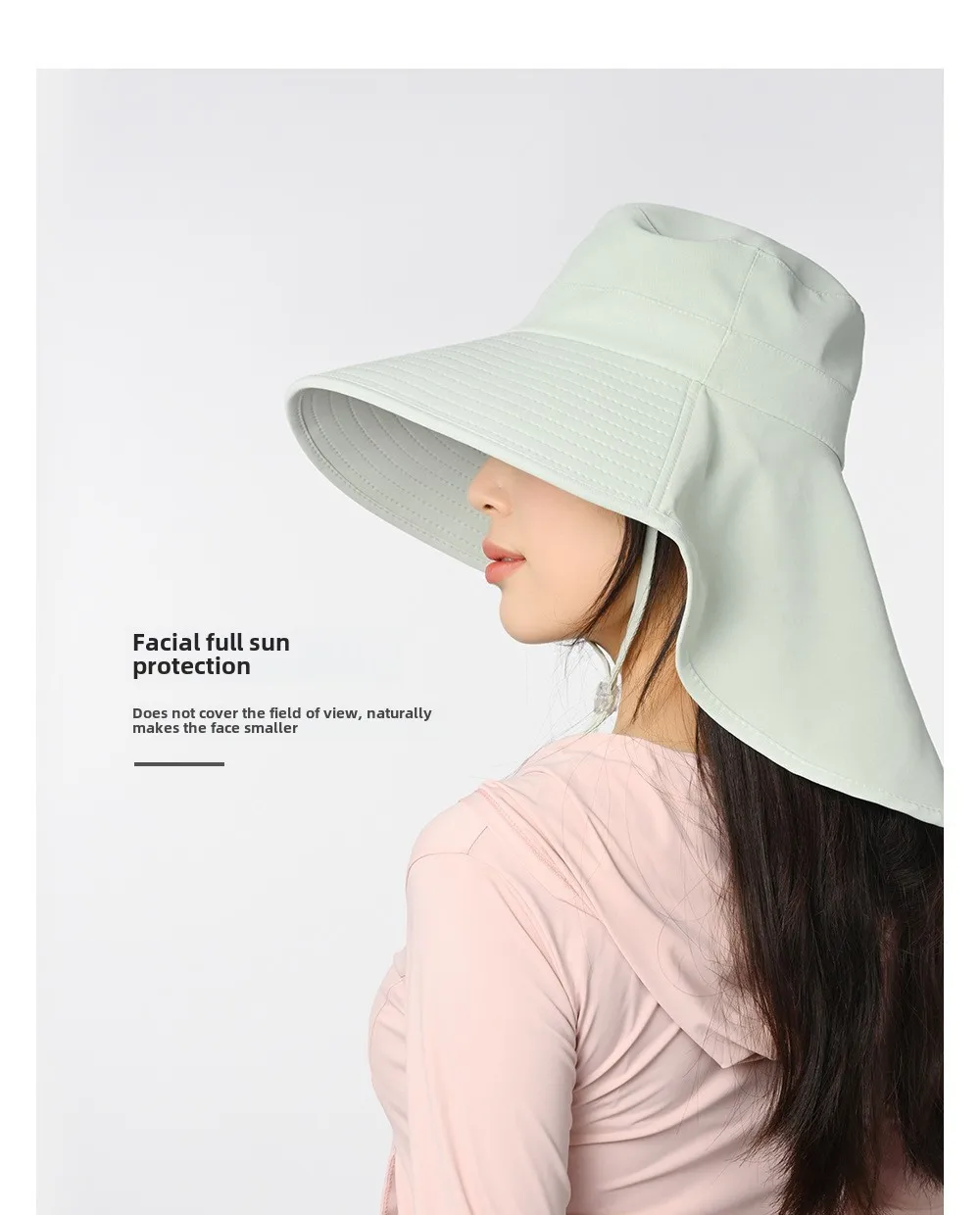 Mountaineering Cap Summer Outdoor Waterproof Quick-drying Fisherman Hat Large Brimmed Shawl Pedal Removable Anti-ultraviolet Fishing Cap display picture 6