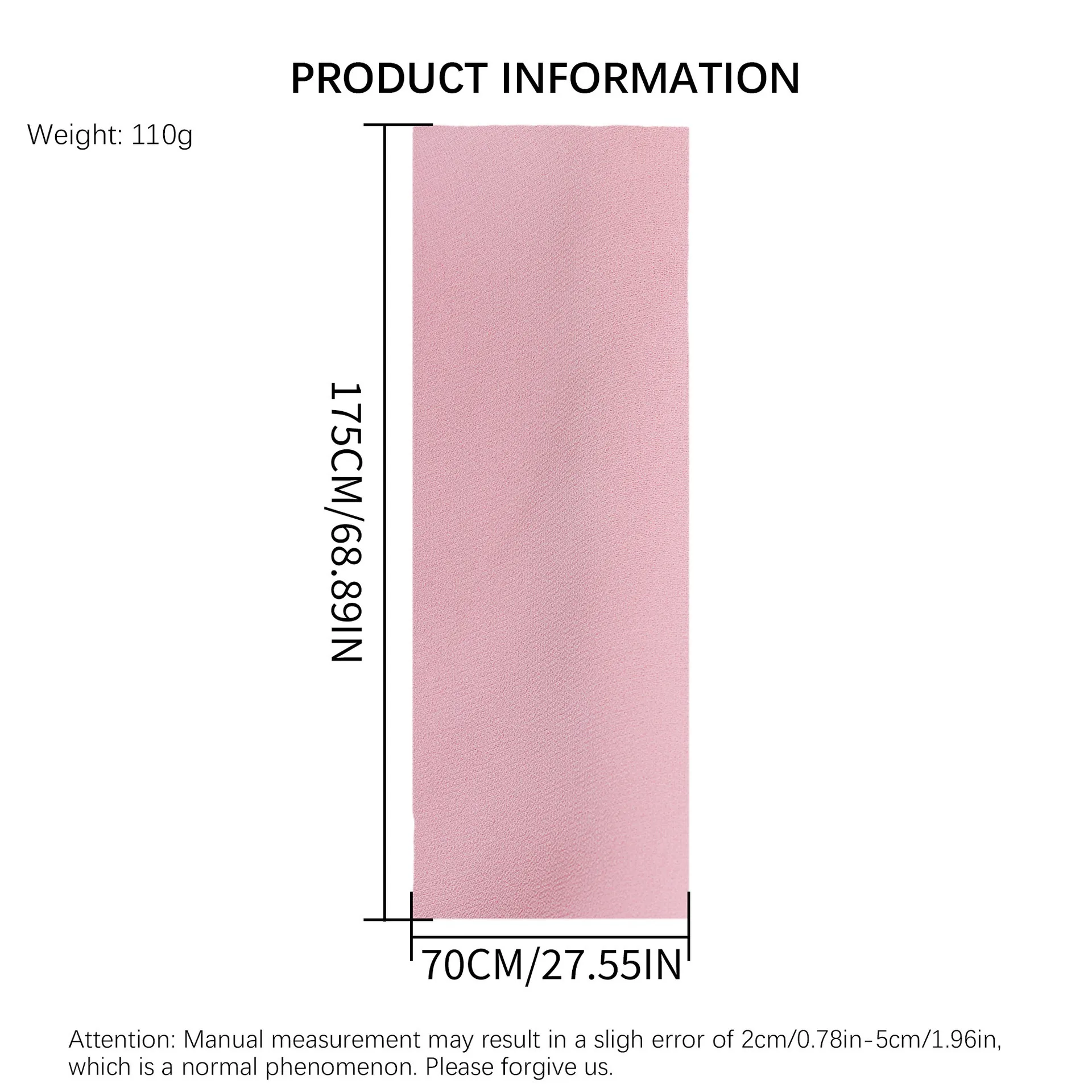 Monochrome Pearl Chiffon Bubble Towel Women's Long Towel Windproof Sand-proof Scarf Headscarf Four Seasons Middle East display picture 2