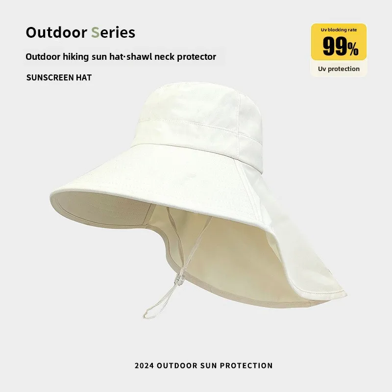 Mountaineering Cap Summer Outdoor Waterproof Quick-drying Fisherman Hat Large Brimmed Shawl Pedal Removable Anti-ultraviolet Fishing Cap display picture 15