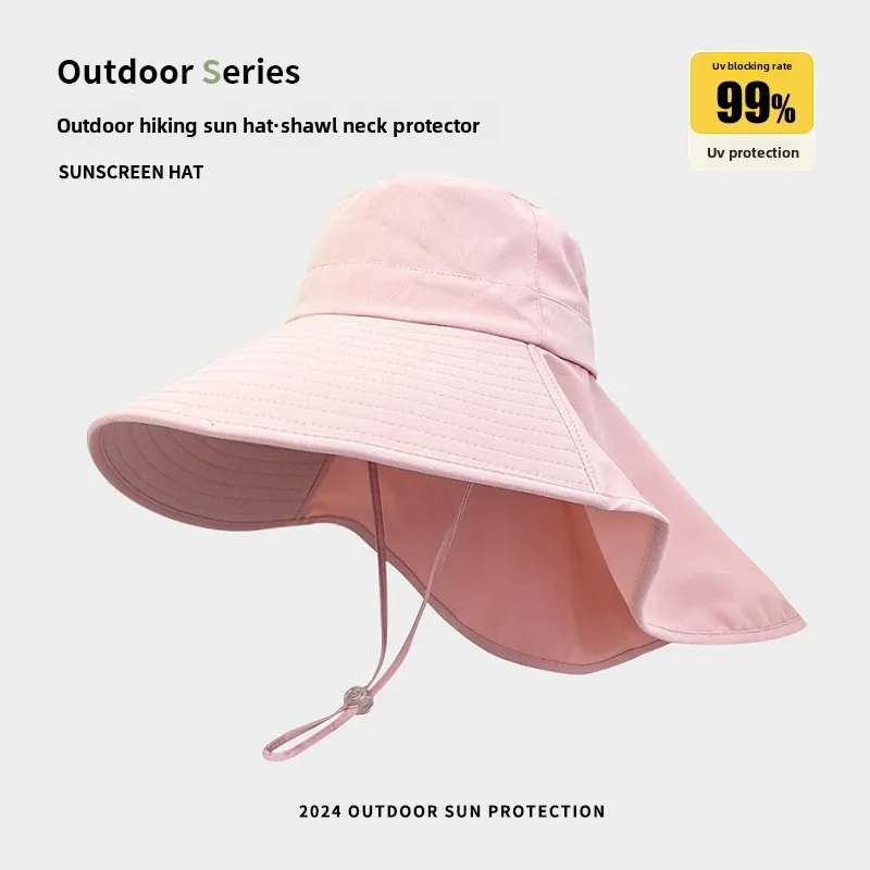 Mountaineering Cap Summer Outdoor Waterproof Quick-drying Fisherman Hat Large Brimmed Shawl Pedal Removable Anti-ultraviolet Fishing Cap display picture 16