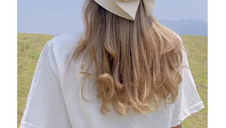 New Fisherman Hat Sunshade Sunscreen Tide Brand Face Showing Small Bucket Hat Women's New-style Early Spring And Autumn Split Bow Hat display picture 13