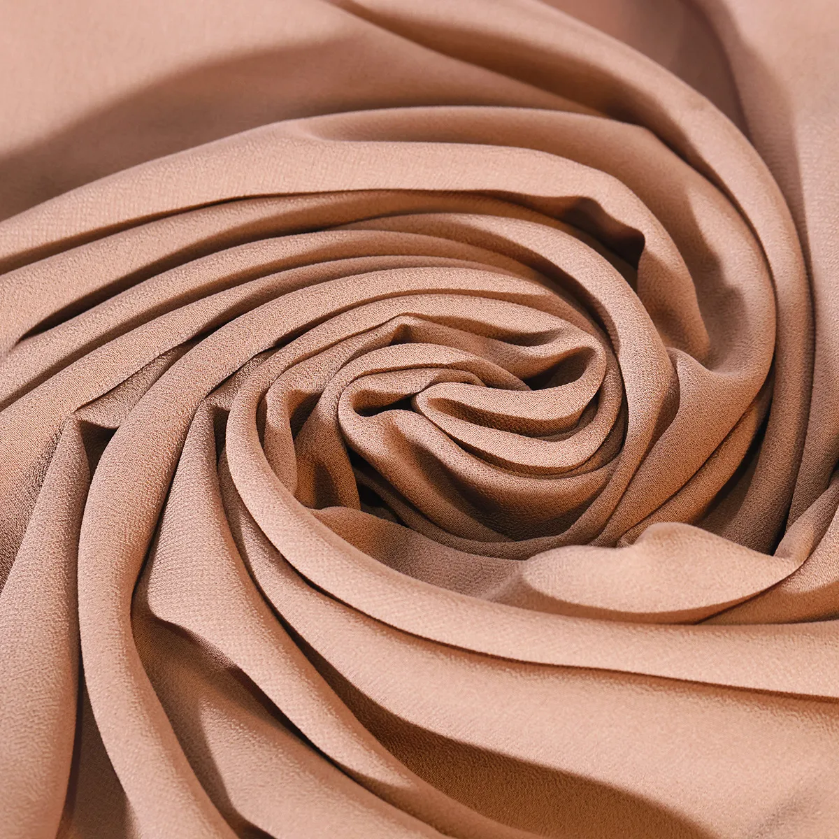 Monochrome Pearl Chiffon Bubble Towel Women's Long Towel Windproof Sand-proof Scarf Headscarf Four Seasons Middle East display picture 9
