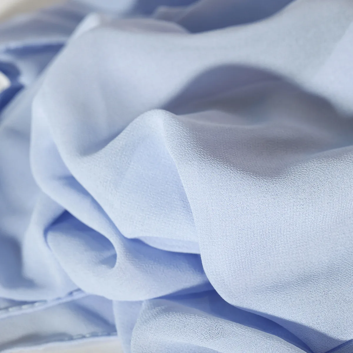 Monochrome Pearl Chiffon Bubble Towel Women's Long Towel Windproof Sand-proof Scarf Headscarf Four Seasons Middle East display picture 10