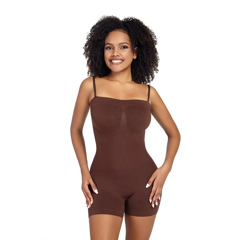 Detachable Shoulder Strap One-piece Underwear  Bra High Elastic Fabric Three-dimensional Chest Fit Body Shape Shaping Abdomen display picture 13