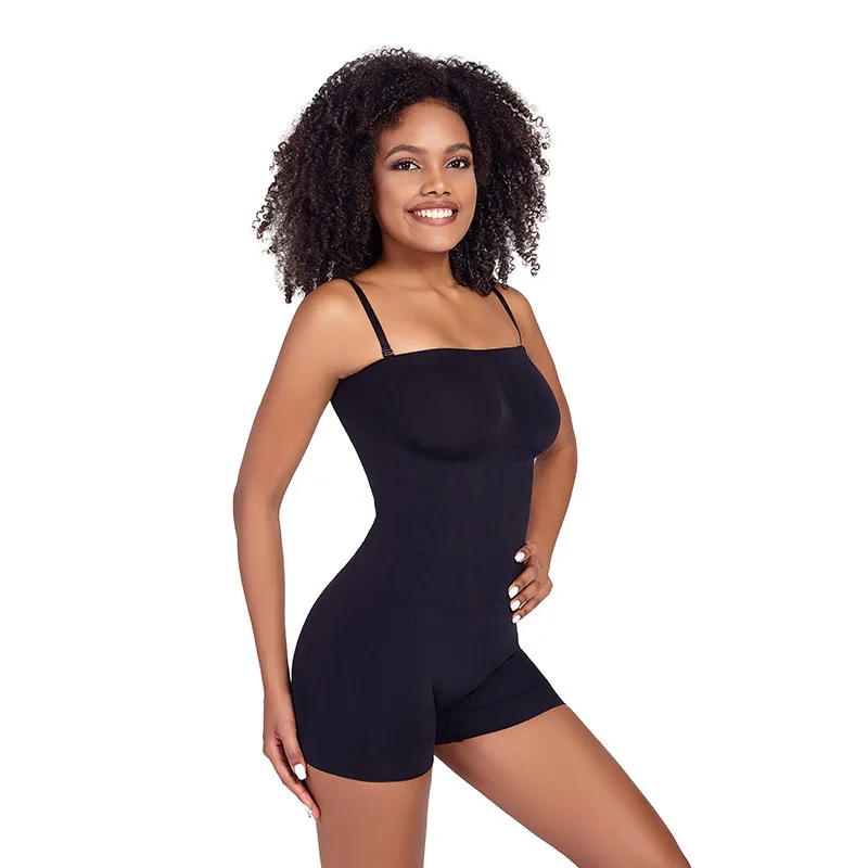 Detachable Shoulder Strap One-piece Underwear  Bra High Elastic Fabric Three-dimensional Chest Fit Body Shape Shaping Abdomen display picture 4