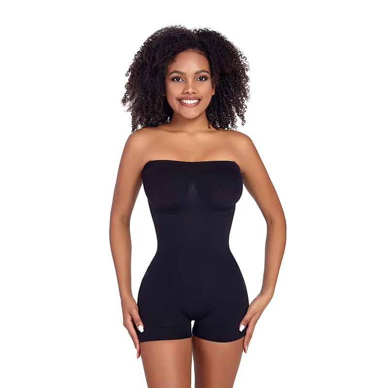 Detachable Shoulder Strap One-piece Underwear  Bra High Elastic Fabric Three-dimensional Chest Fit Body Shape Shaping Abdomen display picture 8