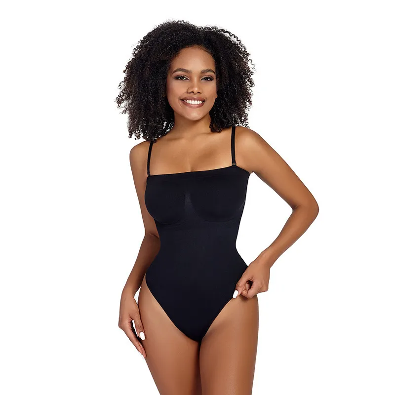 Detachable Shoulder Strap One-piece Underwear  Bra High Elastic Fabric Three-dimensional Chest Fit Body Shape Shaping Abdomen display picture 17