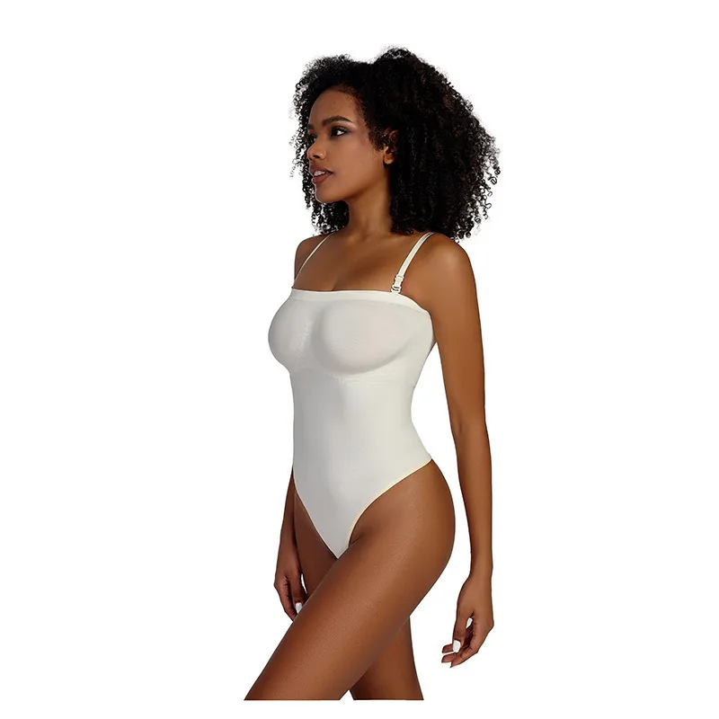 Detachable Shoulder Strap One-piece Underwear  Bra High Elastic Fabric Three-dimensional Chest Fit Body Shape Shaping Abdomen display picture 23