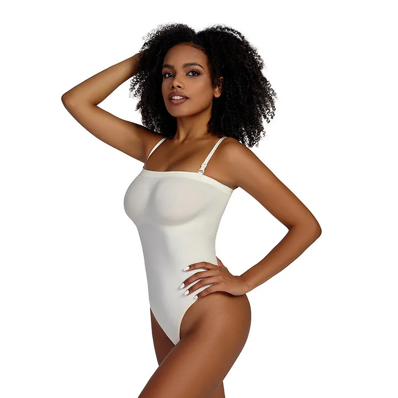Detachable Shoulder Strap One-piece Underwear  Bra High Elastic Fabric Three-dimensional Chest Fit Body Shape Shaping Abdomen display picture 24