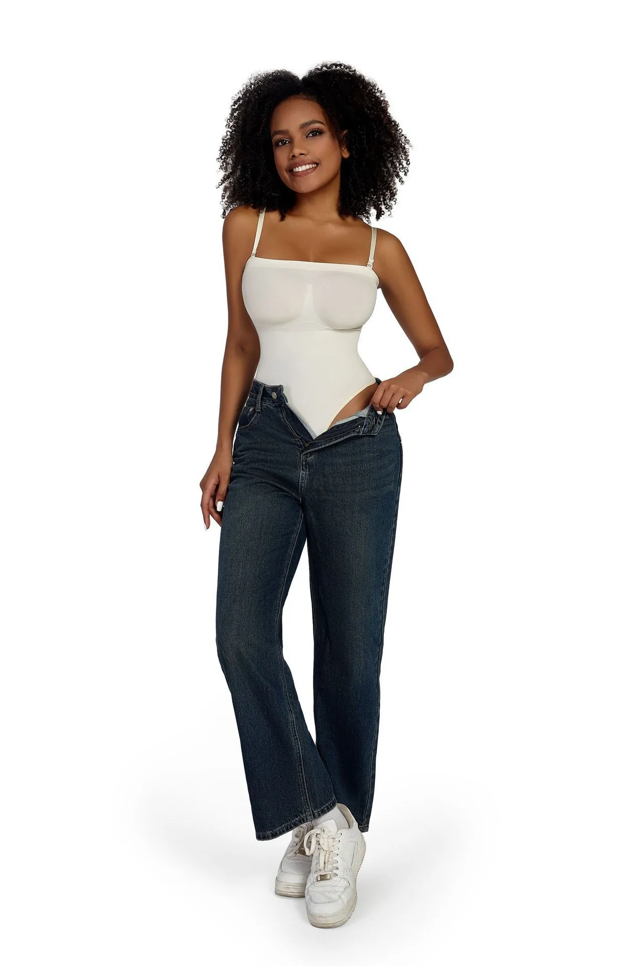 Detachable Shoulder Strap One-piece Underwear  Bra High Elastic Fabric Three-dimensional Chest Fit Body Shape Shaping Abdomen display picture 28