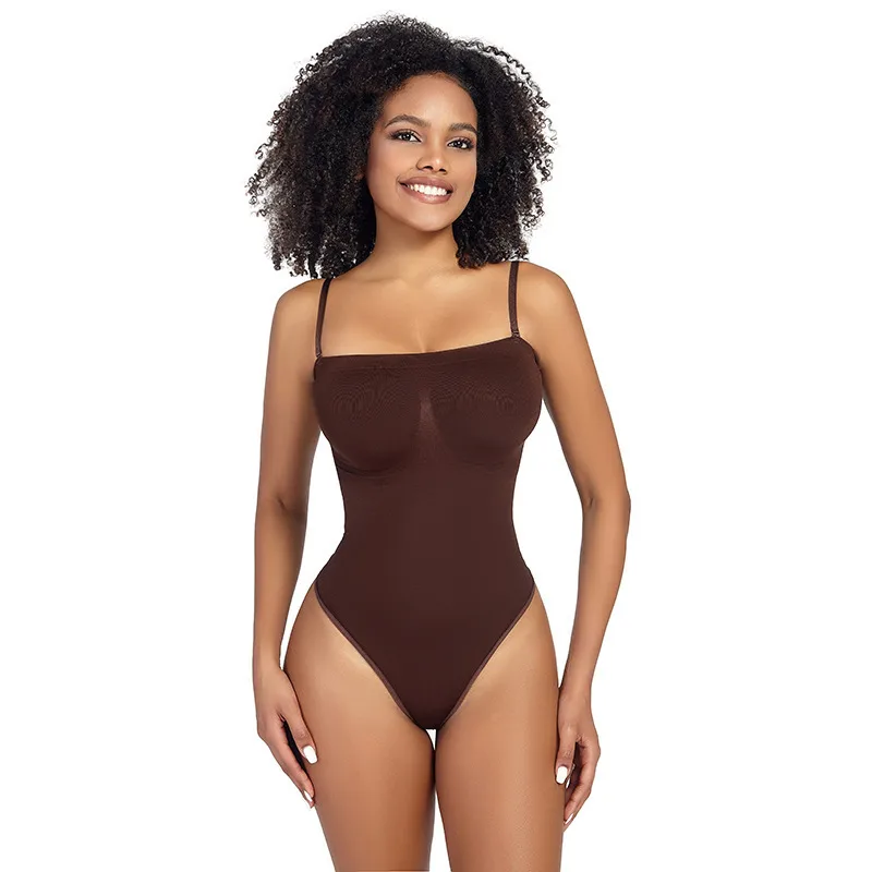 Detachable Shoulder Strap One-piece Underwear  Bra High Elastic Fabric Three-dimensional Chest Fit Body Shape Shaping Abdomen display picture 29