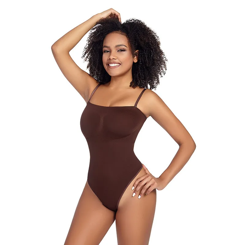 Detachable Shoulder Strap One-piece Underwear  Bra High Elastic Fabric Three-dimensional Chest Fit Body Shape Shaping Abdomen display picture 31
