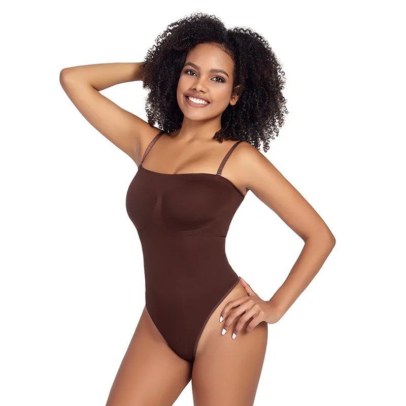 Detachable Shoulder Strap One-piece Underwear  Bra High Elastic Fabric Three-dimensional Chest Fit Body Shape Shaping Abdomen display picture 32