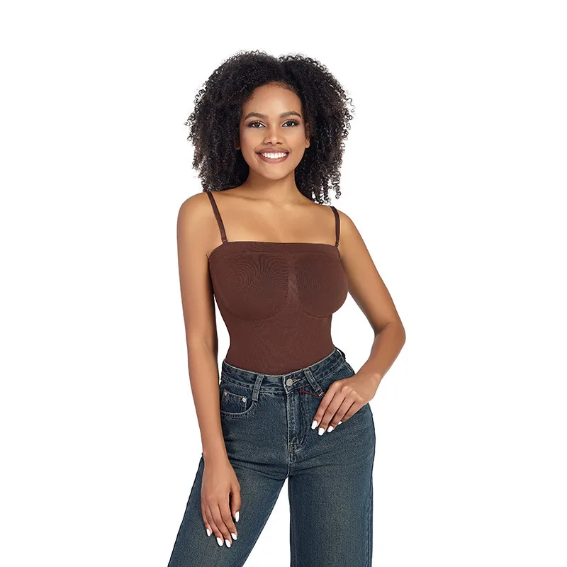 Detachable Shoulder Strap One-piece Underwear  Bra High Elastic Fabric Three-dimensional Chest Fit Body Shape Shaping Abdomen display picture 35
