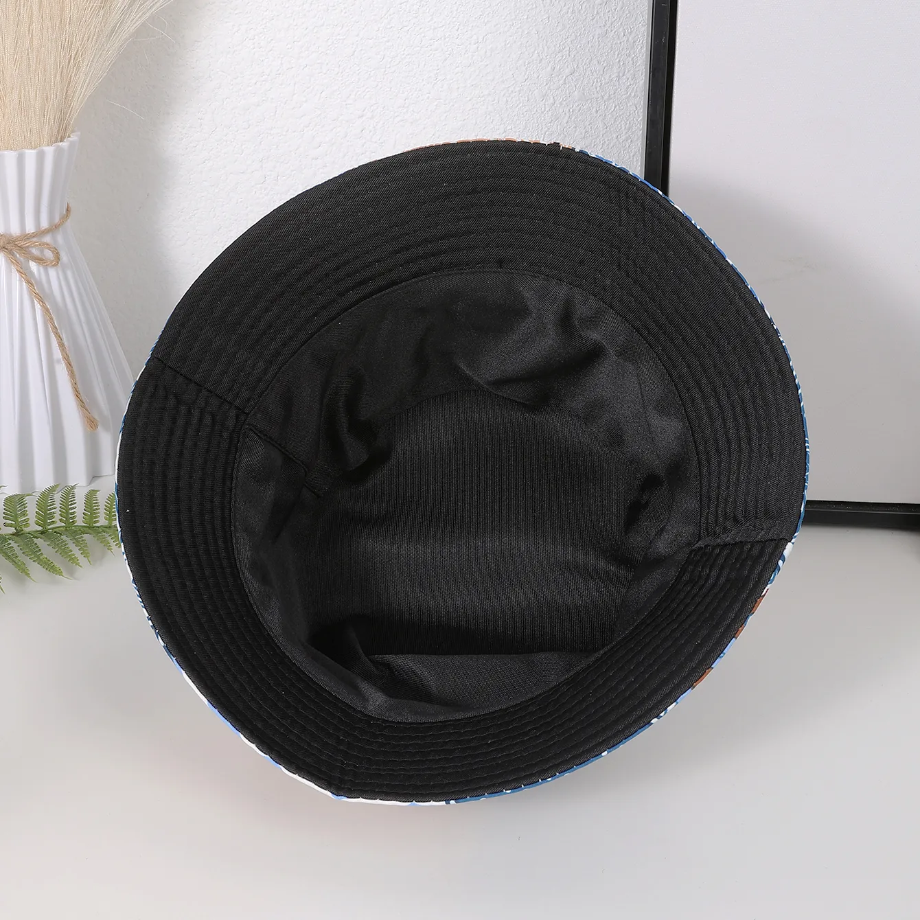 Women's Retro Vacation Bohemian Rose Butterfly Printing Wide Eaves Bucket Hat display picture 7