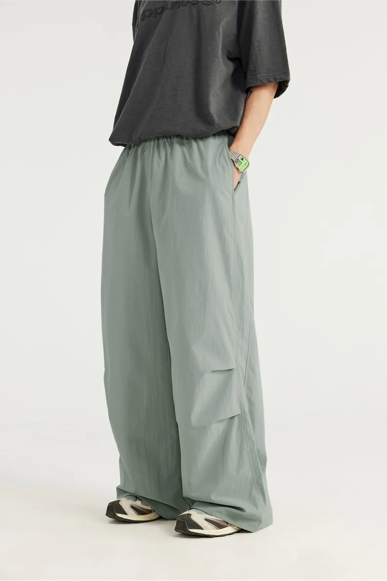INF Men's Wear | A- Cut Wide Leg Pants  Spring And Summer New Fashion Brand Loose Men's Casual Pants Pants display picture 3