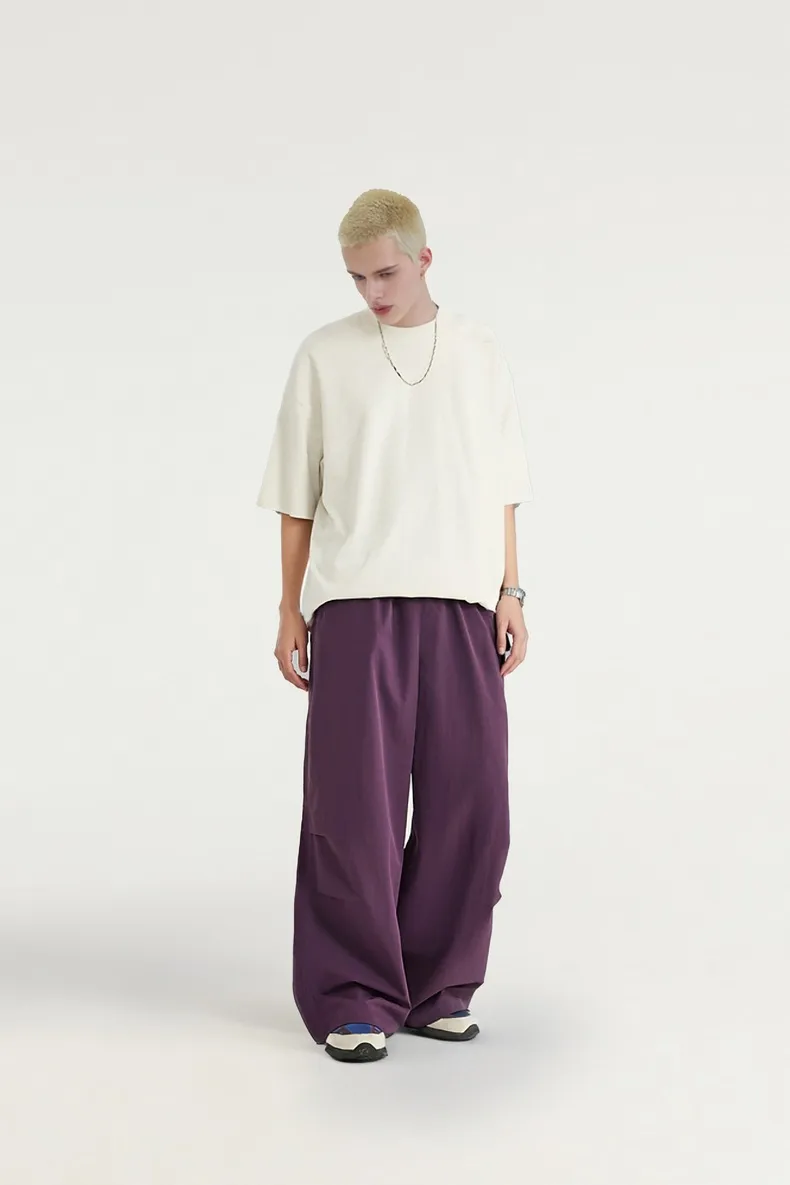INF Men's Wear | A- Cut Wide Leg Pants  Spring And Summer New Fashion Brand Loose Men's Casual Pants Pants display picture 4