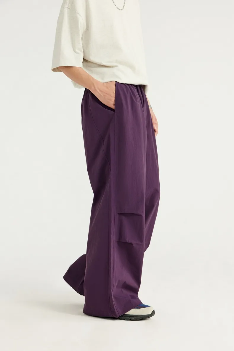 INF Men's Wear | A- Cut Wide Leg Pants  Spring And Summer New Fashion Brand Loose Men's Casual Pants Pants display picture 6