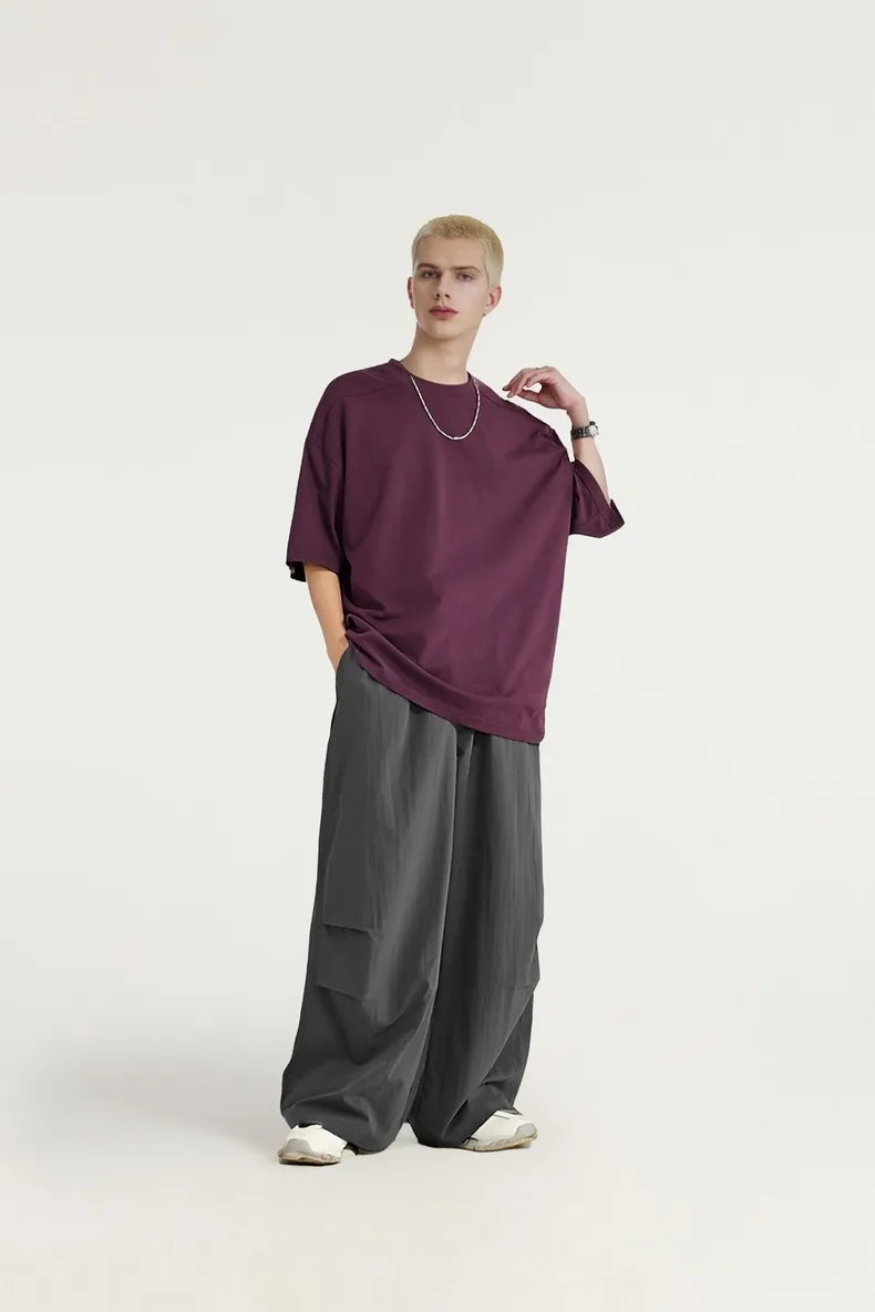 INF Men's Wear | A- Cut Wide Leg Pants  Spring And Summer New Fashion Brand Loose Men's Casual Pants Pants display picture 7