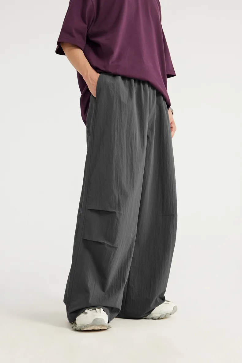 INF Men's Wear | A- Cut Wide Leg Pants  Spring And Summer New Fashion Brand Loose Men's Casual Pants Pants display picture 8