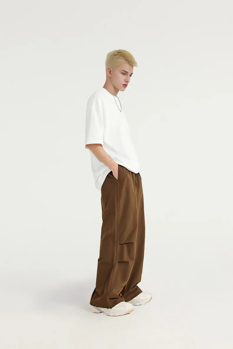 INF Men's Wear | A- Cut Wide Leg Pants  Spring And Summer New Fashion Brand Loose Men's Casual Pants Pants display picture 10