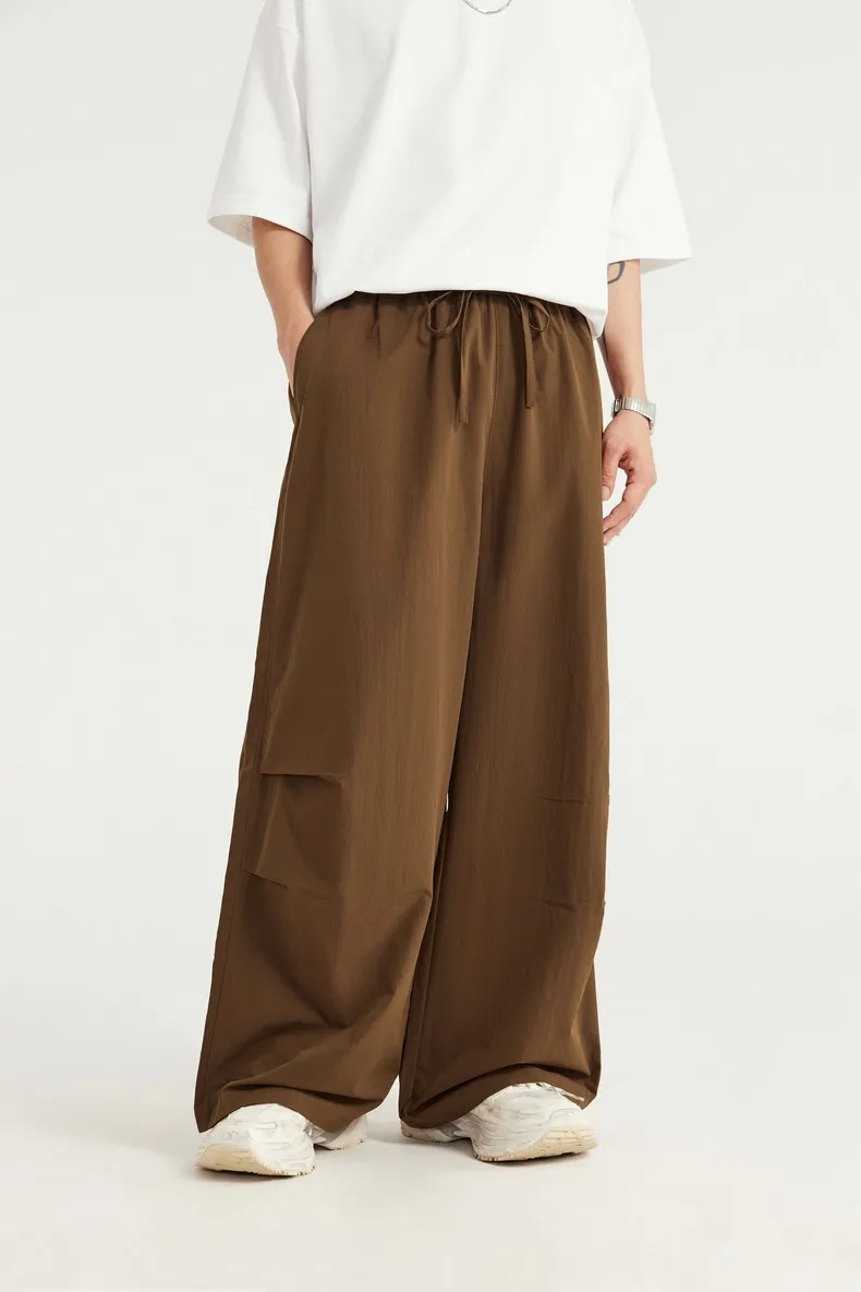 INF Men's Wear | A- Cut Wide Leg Pants  Spring And Summer New Fashion Brand Loose Men's Casual Pants Pants display picture 11