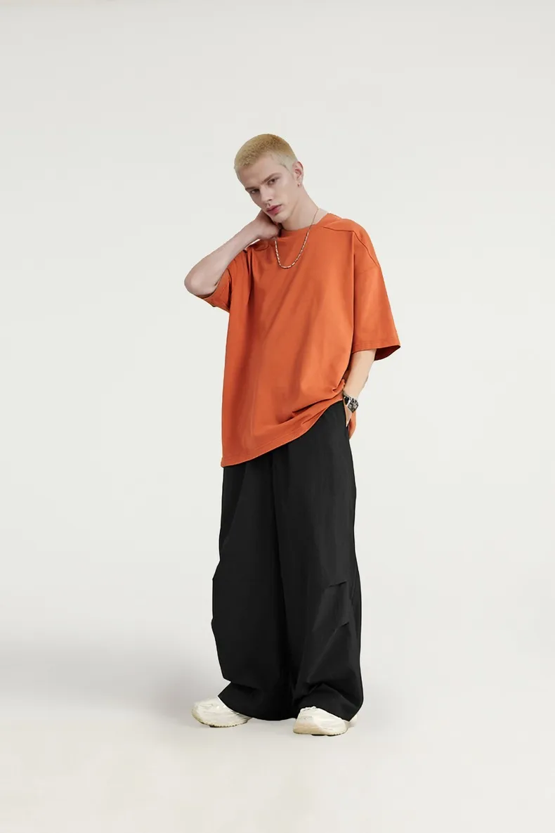 INF Men's Wear | A- Cut Wide Leg Pants  Spring And Summer New Fashion Brand Loose Men's Casual Pants Pants display picture 13