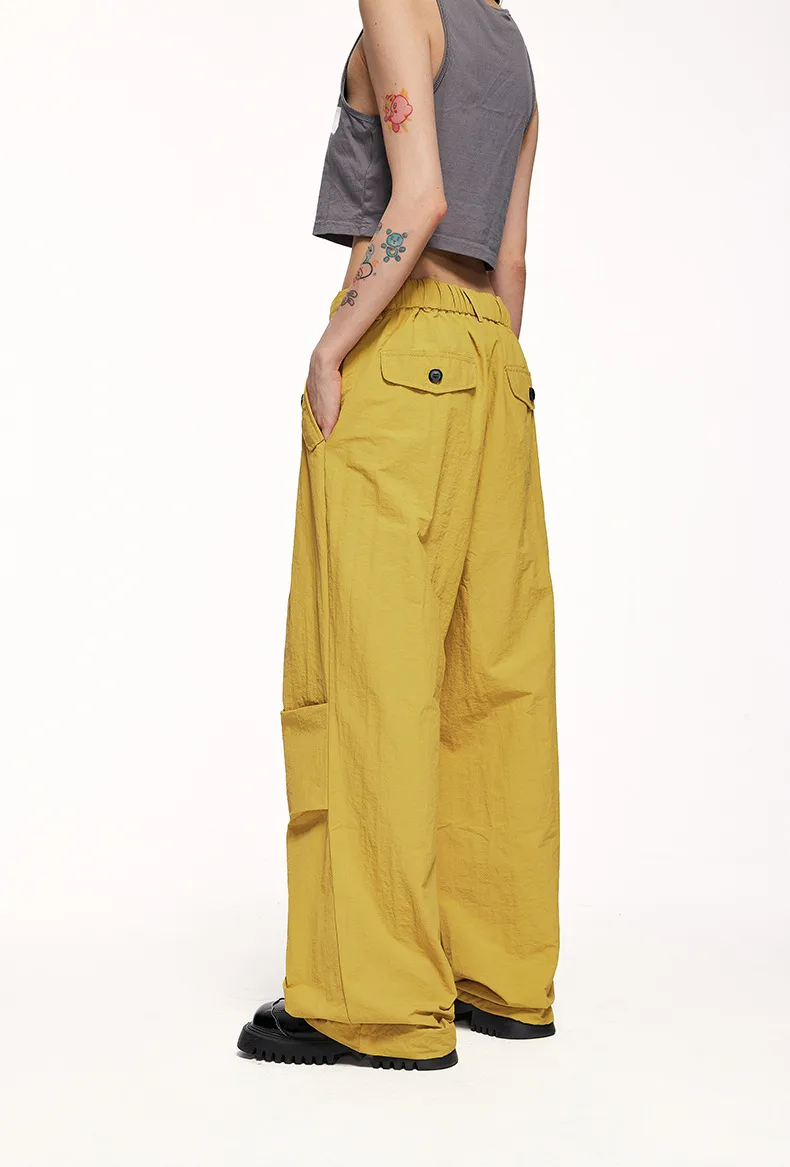 INF Men's Wear | Street Loose Fashion Brand Retro Paratrooper Pants  Fall/Winter Couple Wide Leg Casual Straight Pants display picture 3