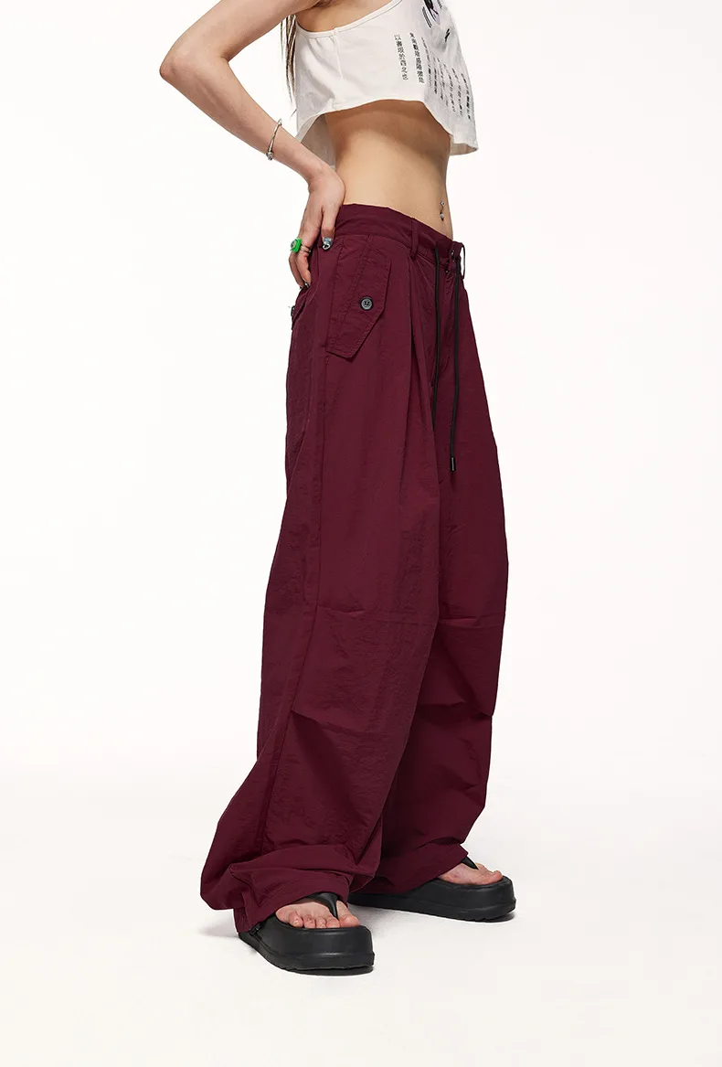 INF Men's Wear | Street Loose Fashion Brand Retro Paratrooper Pants  Fall/Winter Couple Wide Leg Casual Straight Pants display picture 8