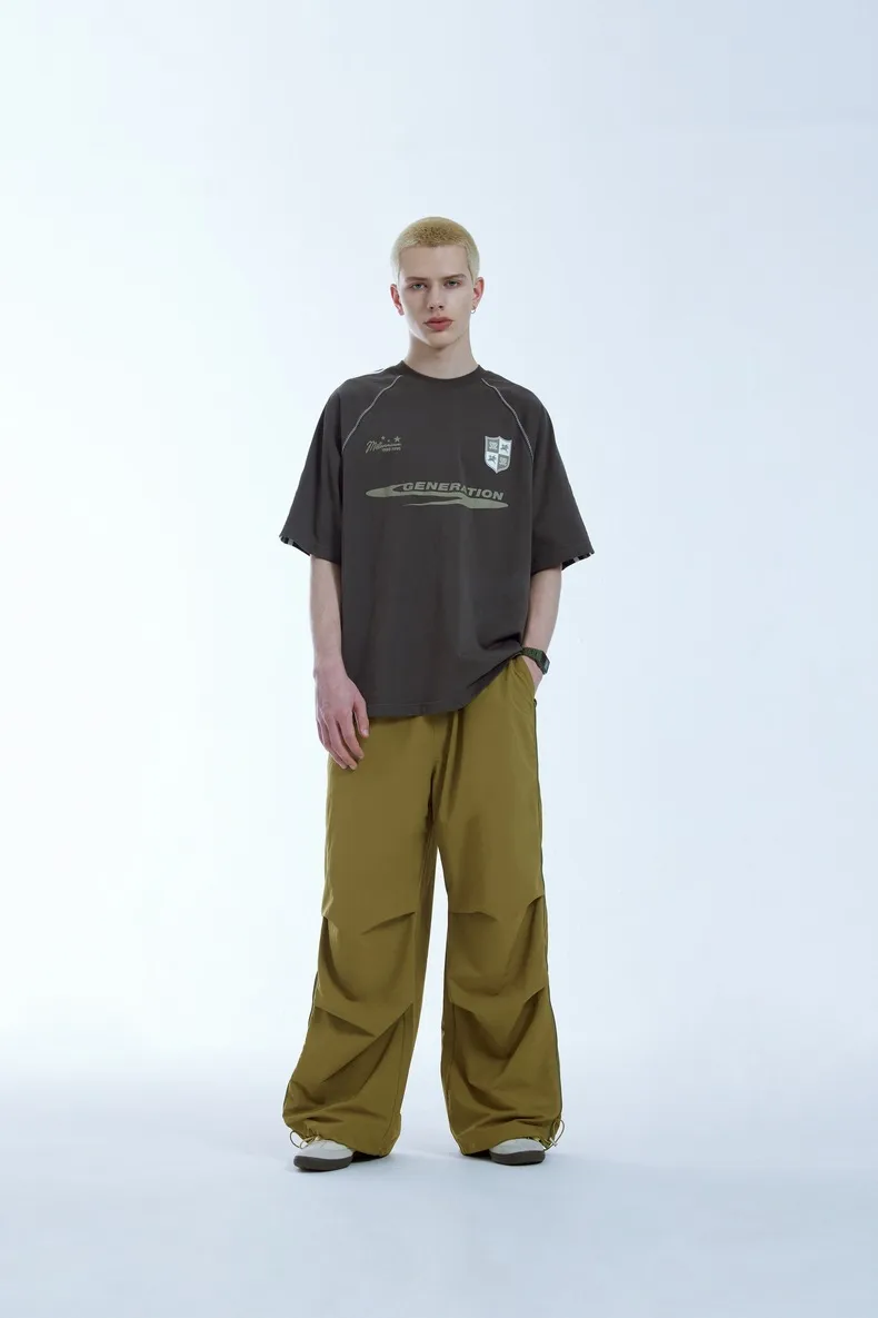 INF Men's | Side Zipper Strand Parachute Pants  Spring And Summer New Fashion Brand Parachute Pants Casual Pants display picture 2
