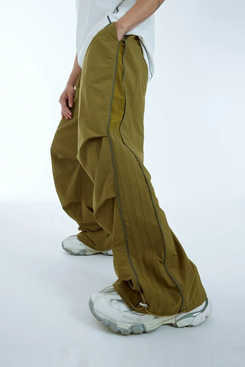 INF Men's | Side Zipper Strand Parachute Pants  Spring And Summer New Fashion Brand Parachute Pants Casual Pants display picture 3
