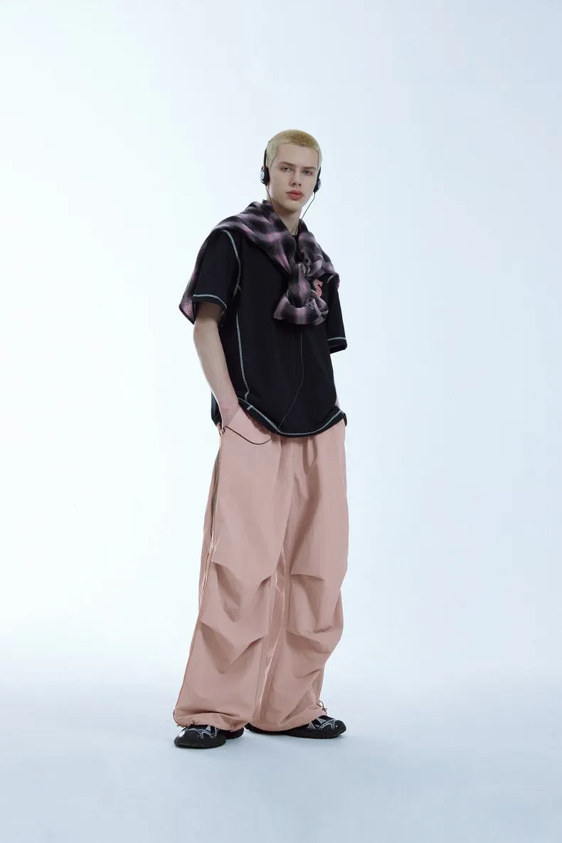 INF Men's | Side Zipper Strand Parachute Pants  Spring And Summer New Fashion Brand Parachute Pants Casual Pants display picture 4