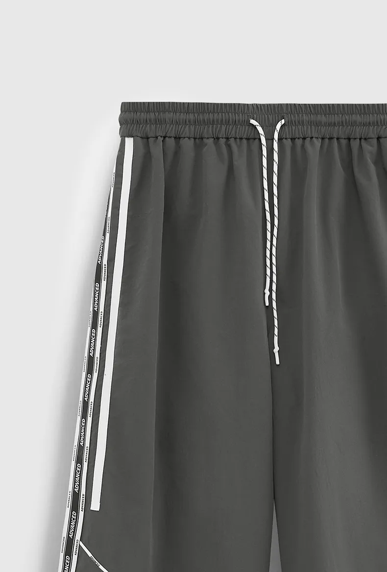 INF Men's | Tailored Printed Patchwork Wide Leg Pants American Sports Loose Pants Retro Lazy Casual Wide Leg Pants display picture 7