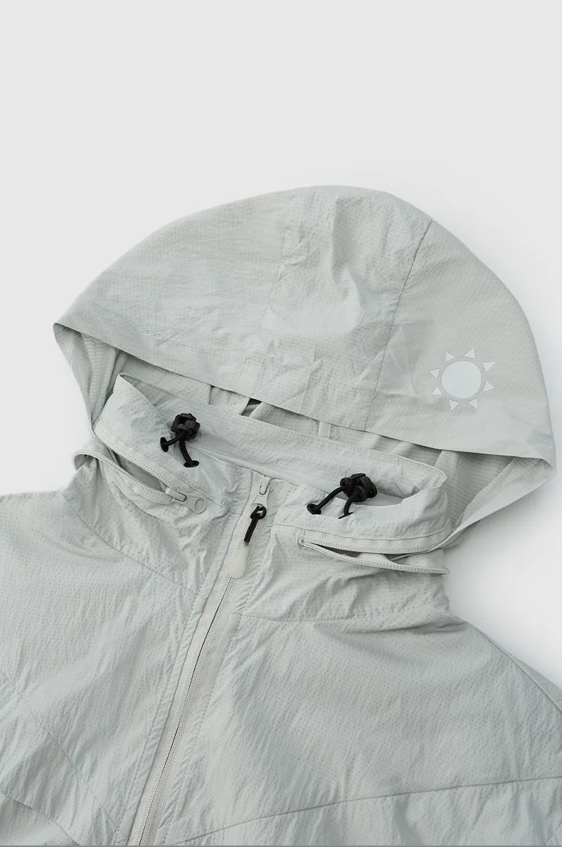 INF Men's Wear | UPF100 Stereo Tailored Sunscreen  Spring/Summer New Outdoor Sports Hooded Collar Jacket display picture 4