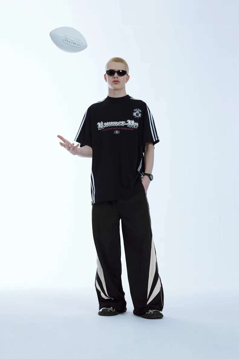 INF Men's | Pioneer Sports Strap Wide Leg Pants  Spring And Summer New Fashion Brand Water-repellent Casual Pants Men display picture 5