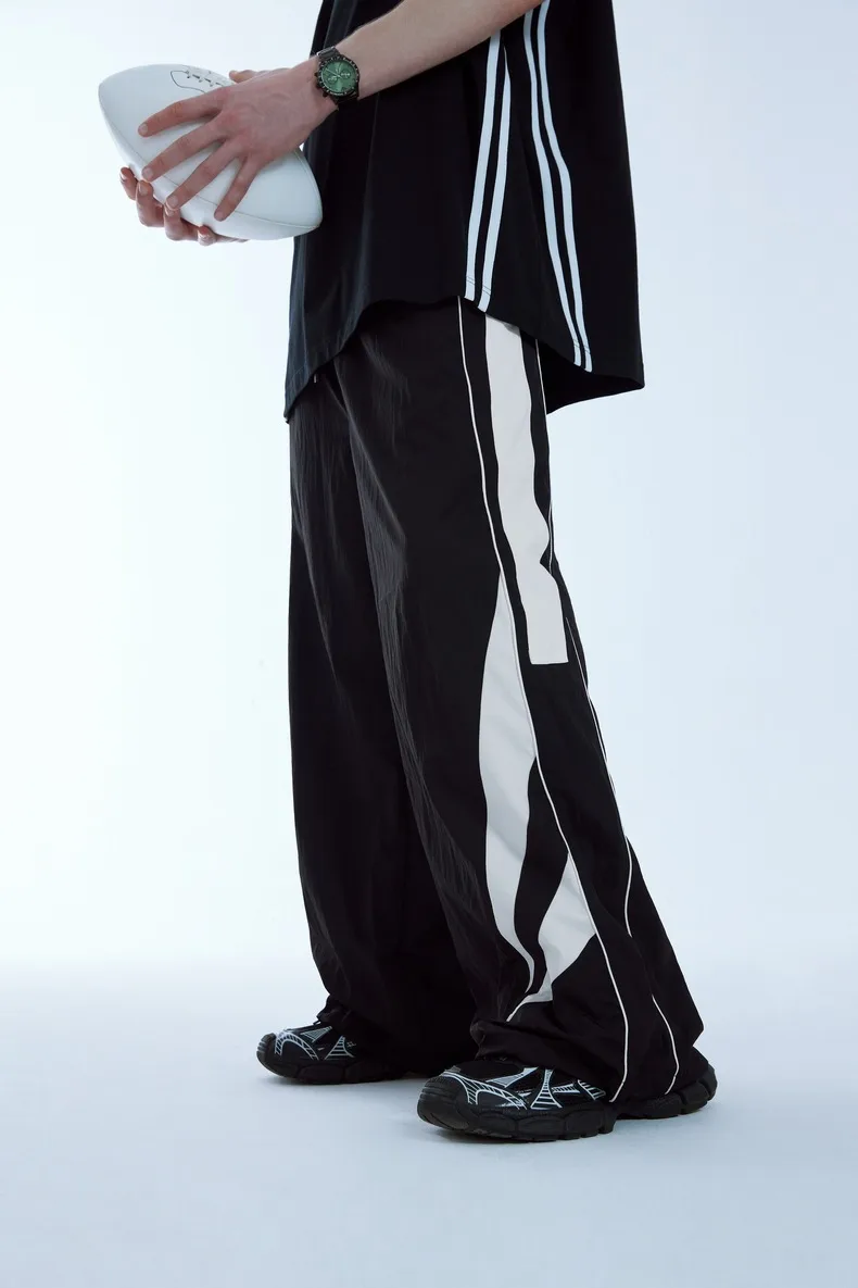 INF Men's | Pioneer Sports Strap Wide Leg Pants  Spring And Summer New Fashion Brand Water-repellent Casual Pants Men display picture 7