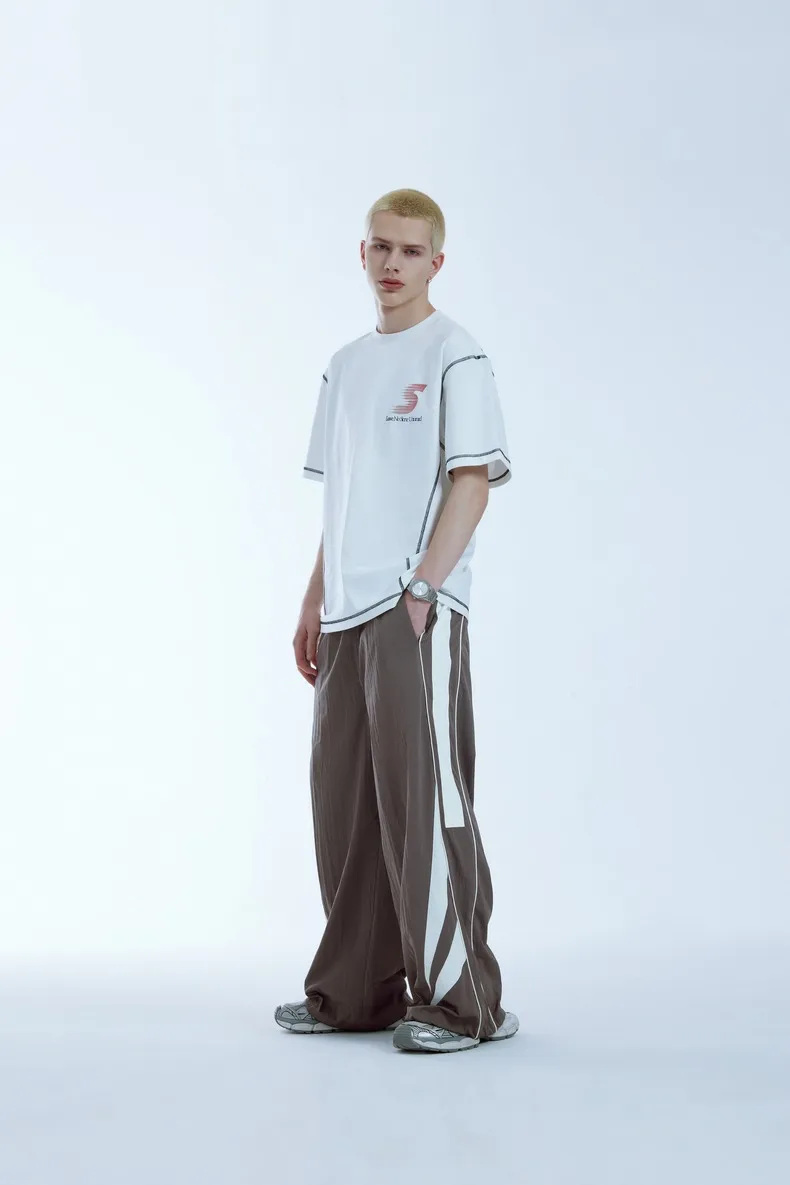 INF Men's | Pioneer Sports Strap Wide Leg Pants  Spring And Summer New Fashion Brand Water-repellent Casual Pants Men display picture 8