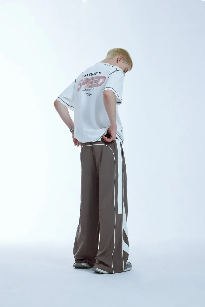 INF Men's | Pioneer Sports Strap Wide Leg Pants  Spring And Summer New Fashion Brand Water-repellent Casual Pants Men display picture 9