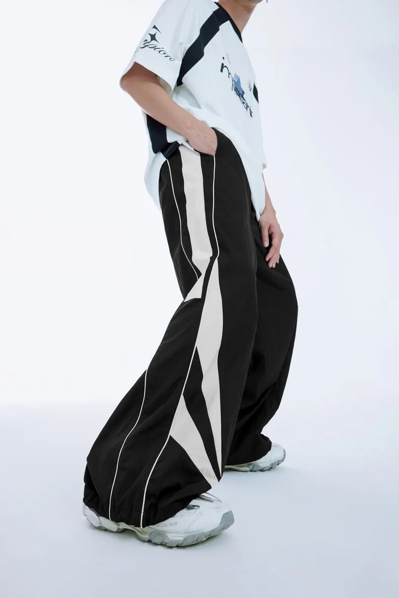 INF Men's | Pioneer Sports Strap Wide Leg Pants  Spring And Summer New Fashion Brand Water-repellent Casual Pants Men display picture 13