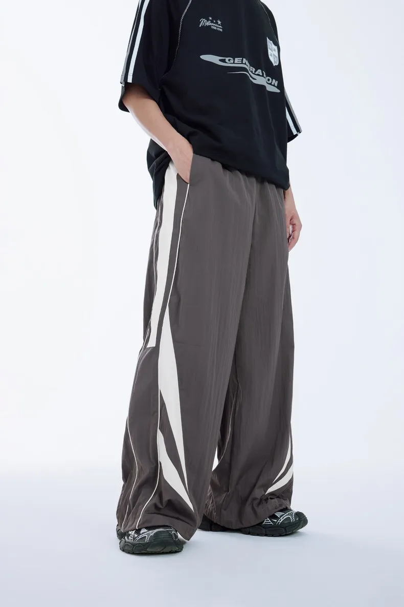 INF Men's | Pioneer Sports Strap Wide Leg Pants  Spring And Summer New Fashion Brand Water-repellent Casual Pants Men display picture 14