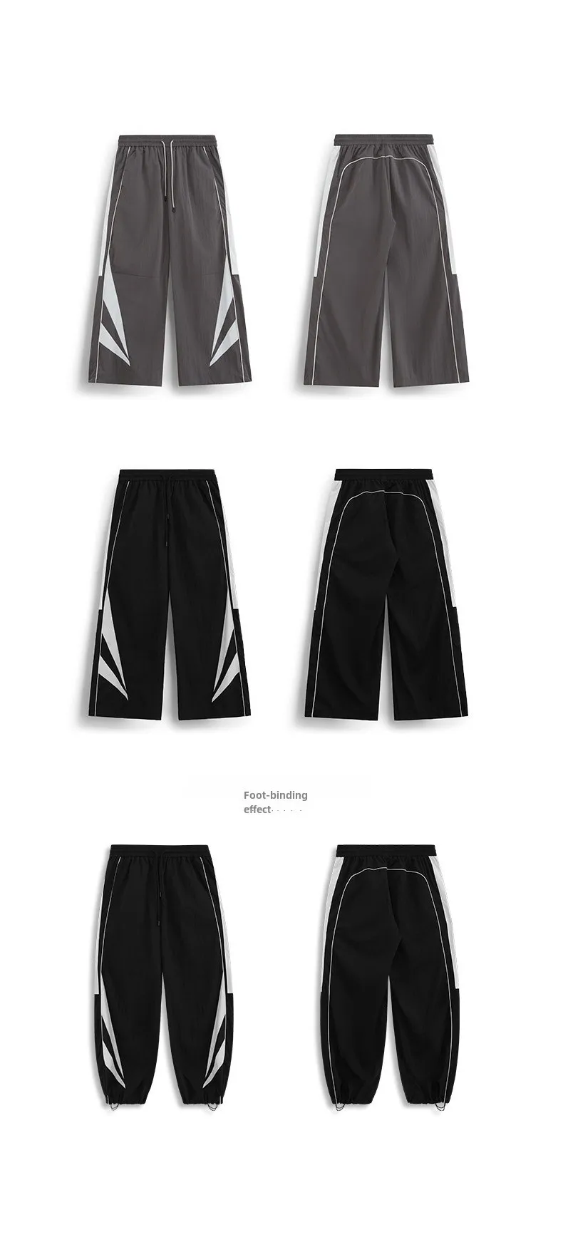 INF Men's | Pioneer Sports Strap Wide Leg Pants  Spring And Summer New Fashion Brand Water-repellent Casual Pants Men display picture 17