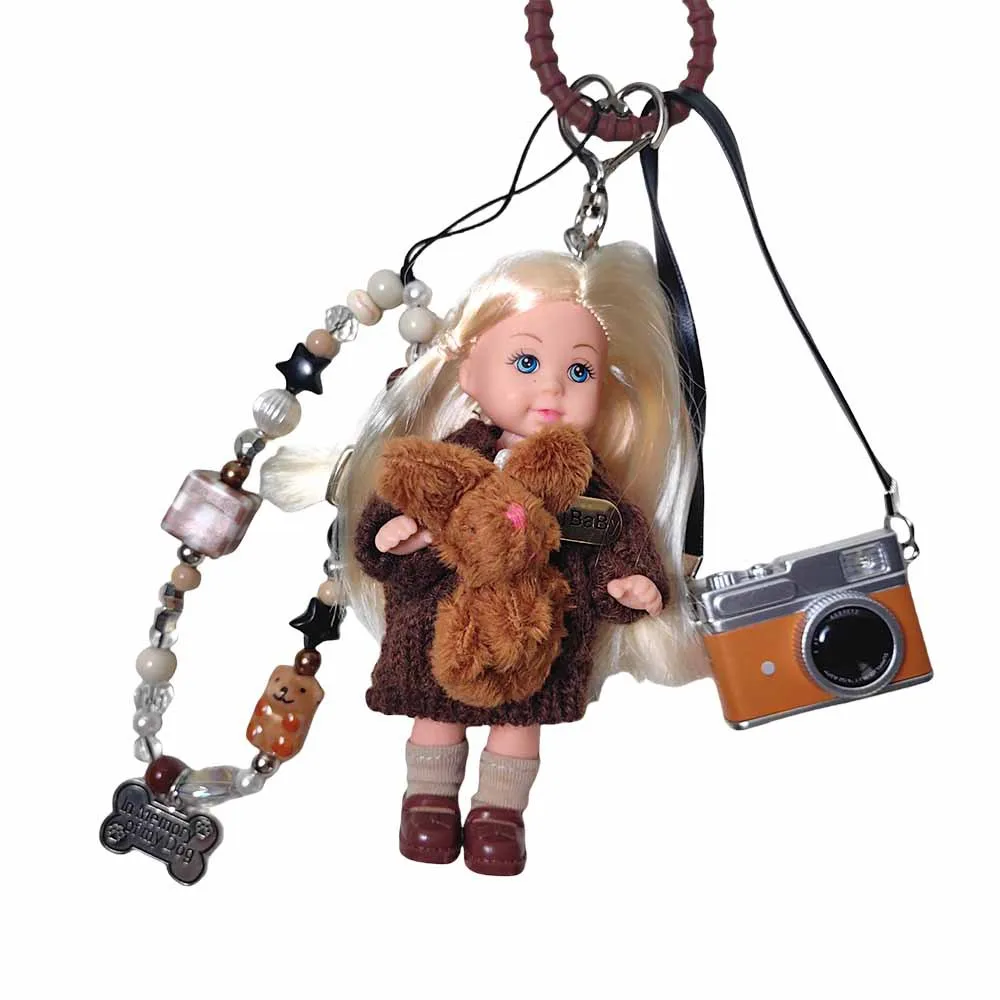 Cute Miu Bag Pendant Mini  Doll Keychain Camera Chain Pendant Wholesale display picture 11