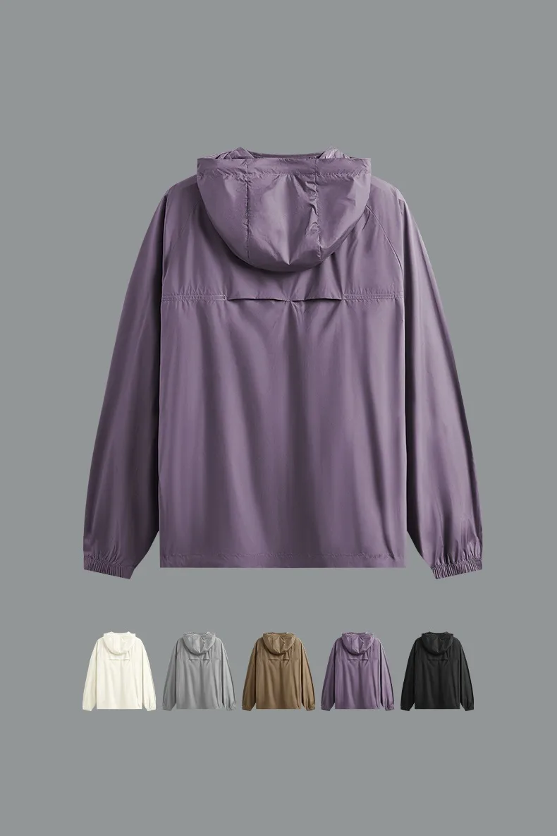 INF Men's Clothing | Teflon Three-proof UPF50 Sun Protection Clothing  Spring And Summer Outdoor Sports Hooded Stand Collar Coat display picture 5